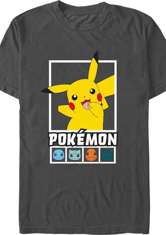Pikachu And Pals Pokemon T-Shirt - main product image