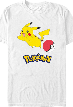 Pikachu Bouncing Pokemon T-Shirt