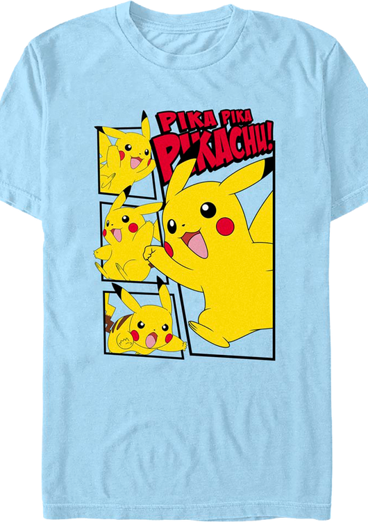 Pikachu Collage Pokemon T-Shirt - main product image