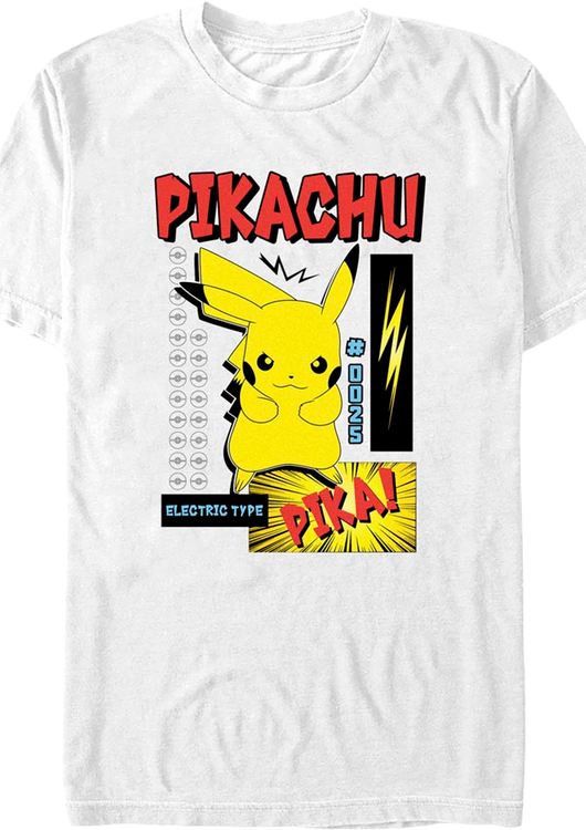 Pikachu Electric Type Pokemon T-Shirt - main product image