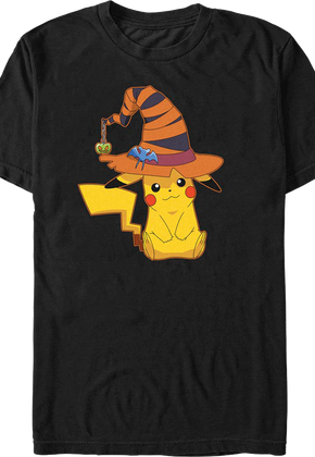 Pikachu Halloween Witch Pokemon T-Shirt