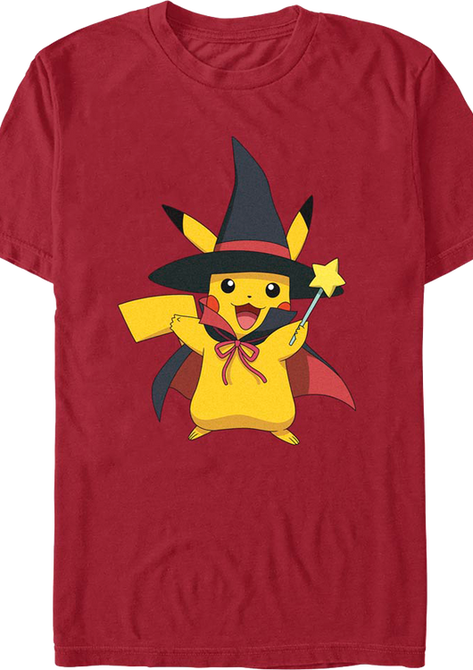Pikachu Halloween Wizard Pokemon T-Shirt - main product image