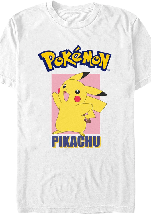Pikachu Square Pokemon T-Shirt - main product image