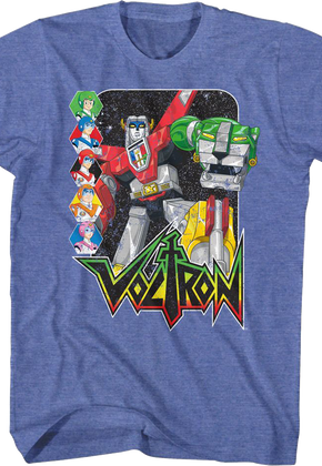 Pilots and Robot Voltron T-Shirt