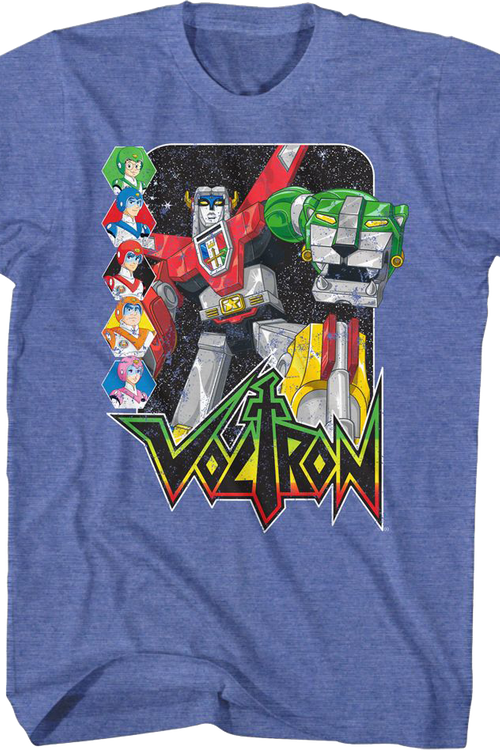 Pilots and Robot Voltron T-Shirtmain product image