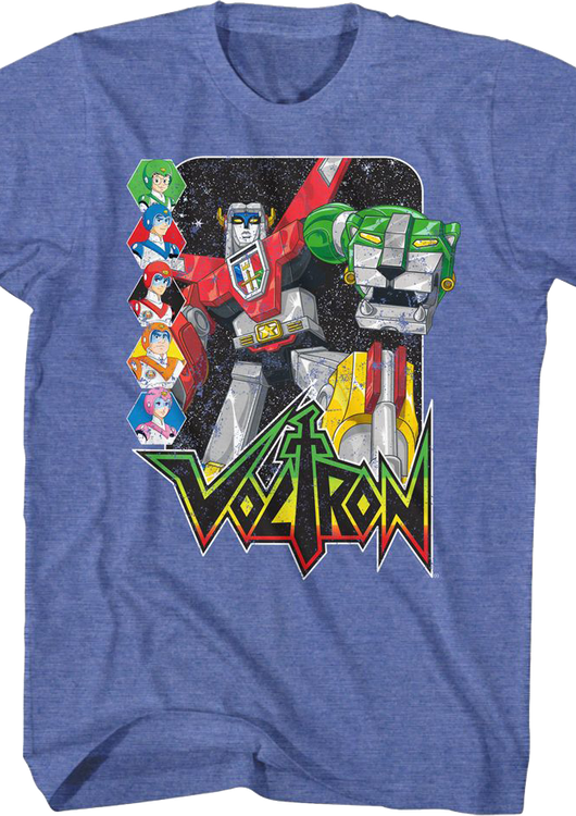 Pilots and Robot Voltron T-Shirt - main product image