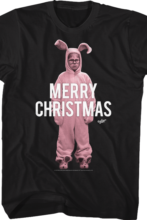 Pink Bunny Christmas Story Shirt - main product image