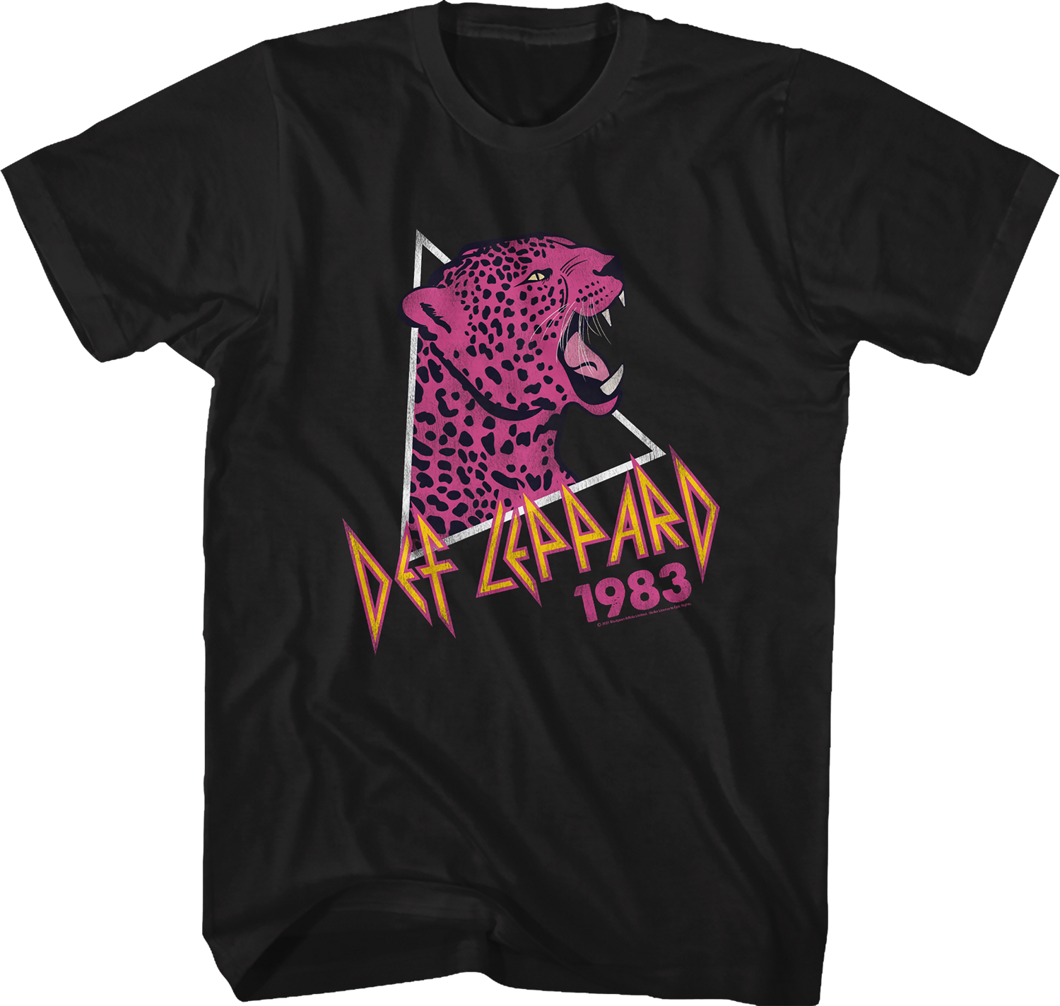t-Shirt da uomo Def Leppard - Lightning Leopard - ROCK OFF - DEFLTS29MB t-Shirt da uomo Def Leppard - Lightning Leopard - ROCK OFF - DEFLTS29MB