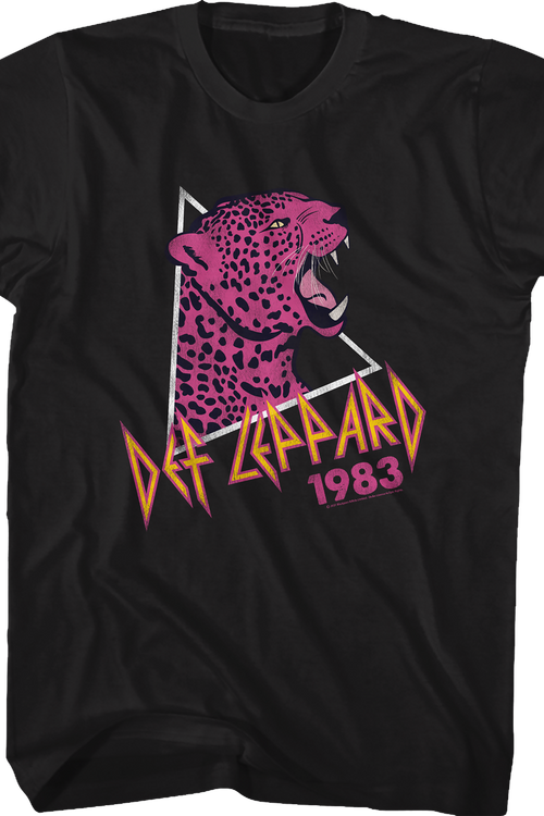 Pink Leopard 1983 Def Leppard T-Shirtmain product image