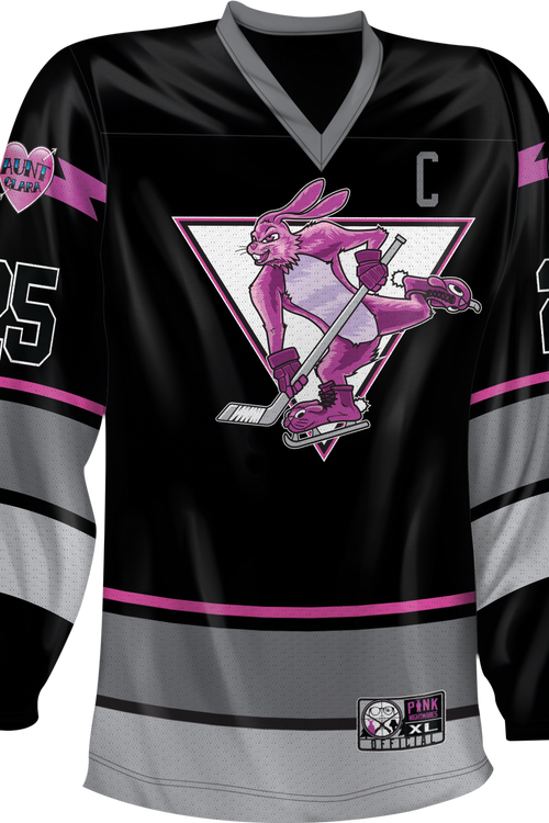 Pink Nightmares Christmas Story Hockey Jerseymain product image