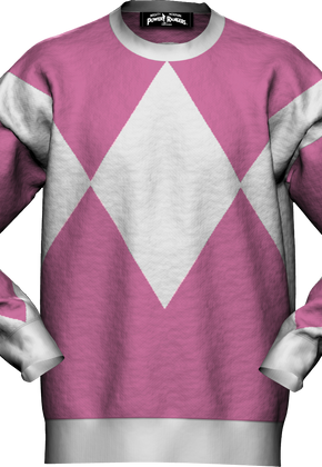 Pink Ranger Mighty Morphin Power Rangers Knitted Sweater