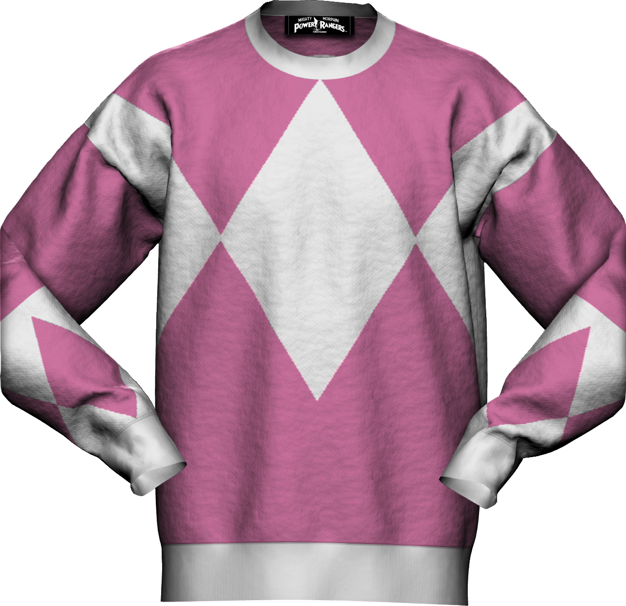 Pink Ranger Mighty Morphin Power Rangers Knitted Sweater