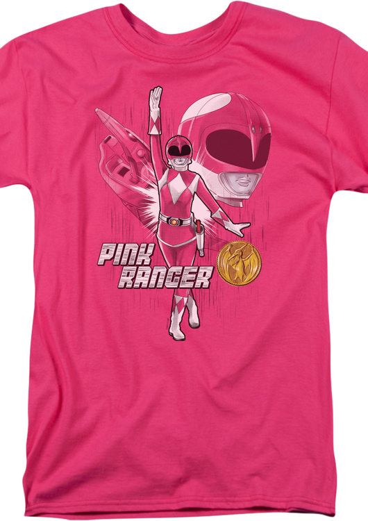 Pink Ranger Mighty Morphin Power Rangers T-Shirt - main product image