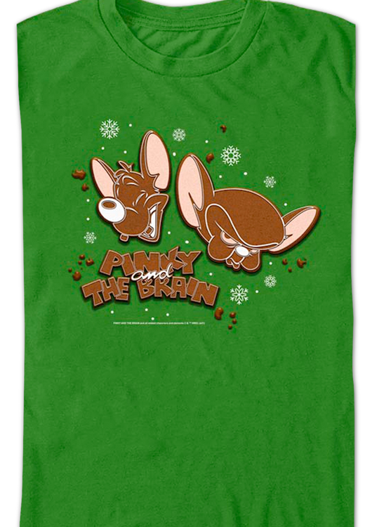 Pinky and The Brain Gingerbread Cookies Animaniacs T-Shirt - main product image