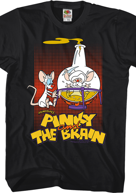 Pinky And The Brain Lab Flask Animaniacs T-Shirt - main product image