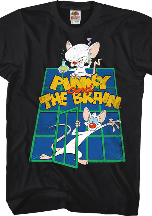 Pinky And The Brain Out Of The Cage Animaniacs T-Shirt - main product image