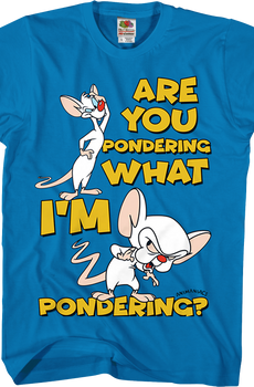 Pinky And The Brain Pondering Animaniacs T-Shirt