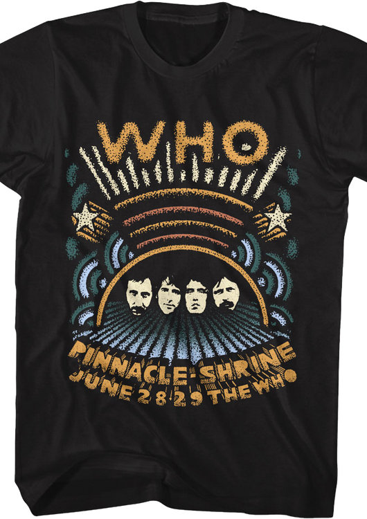 Pinnacle-Shrine Concert The Who T-Shirt - main product image