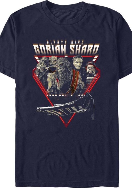 Pirate King Gorian Shard The Mandalorian Star Wars T-Shirt - main product image