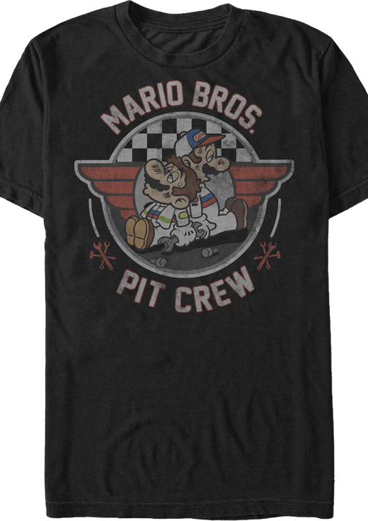Pit Crew Super Mario Bros. T-Shirt - main product image