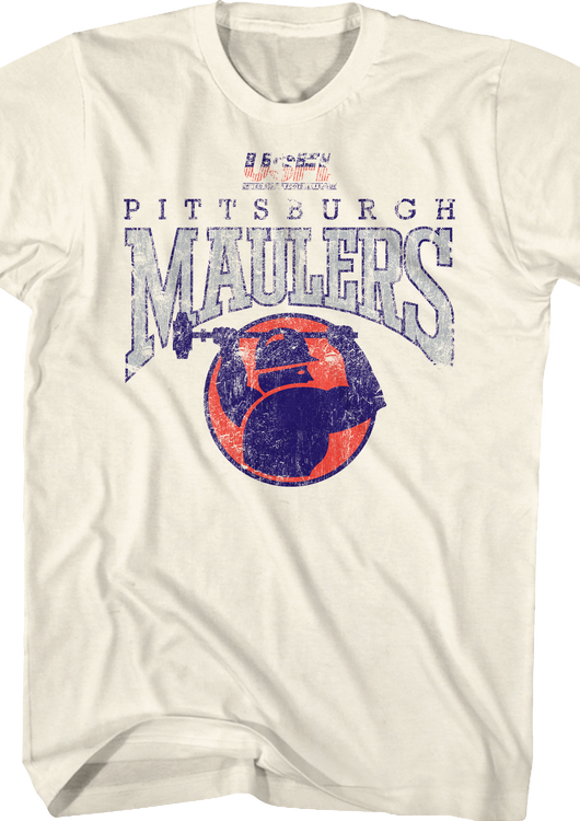 Natural Pittsburgh Maulers USFL T-Shirt - main product image