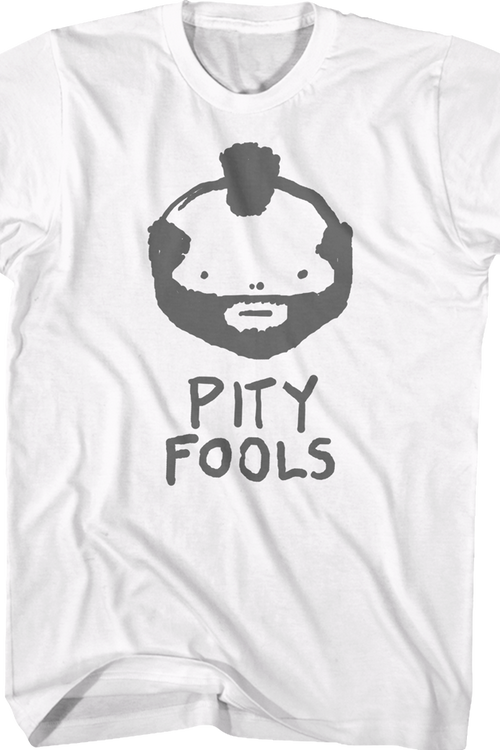 Pity Fools Mr. T Sketch T-Shirtmain product image