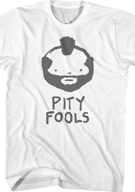 Pity Fools Mr. T Sketch T-Shirt - main product image