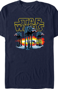 Pixelated AT-AT Walkers Star Wars T-Shirt