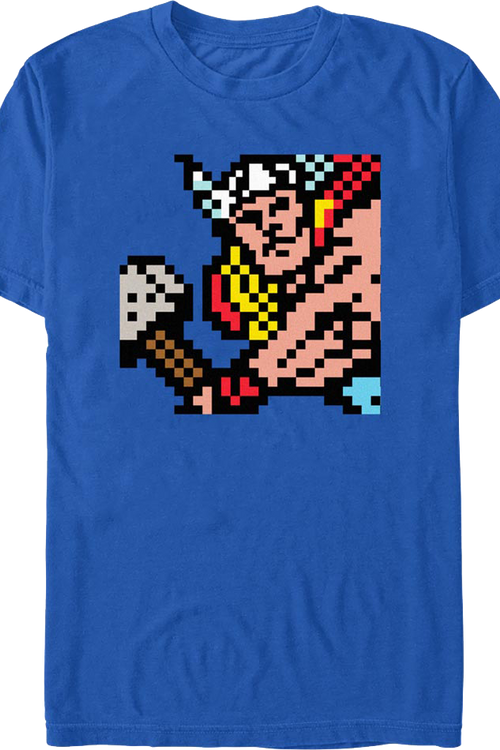 Pixelated Thor Marvel Comics T-Shirtmain product image