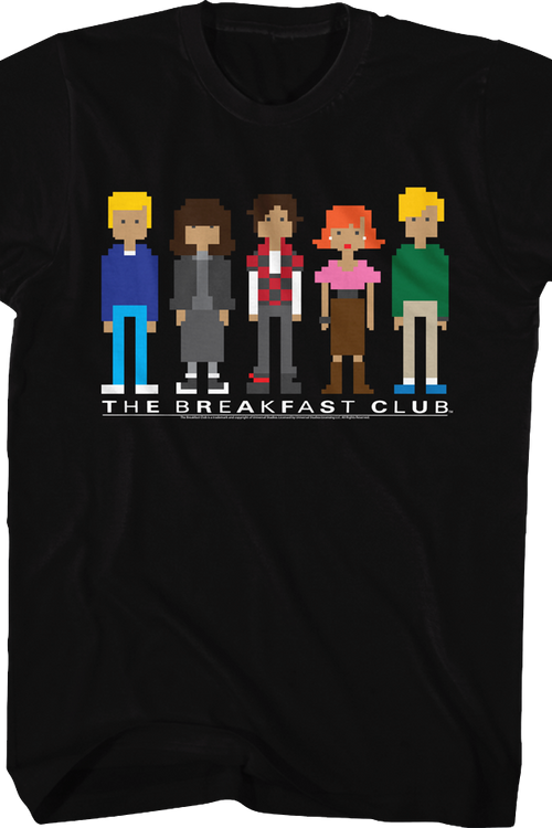 Pixels Breakfast Club T-Shirtmain product image