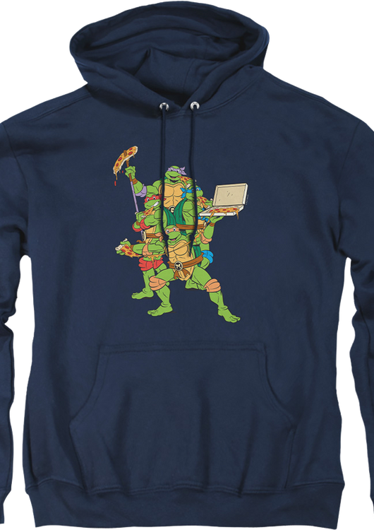 Pizza Party Teenage Mutant Nina Turtles Hoodie - main product image