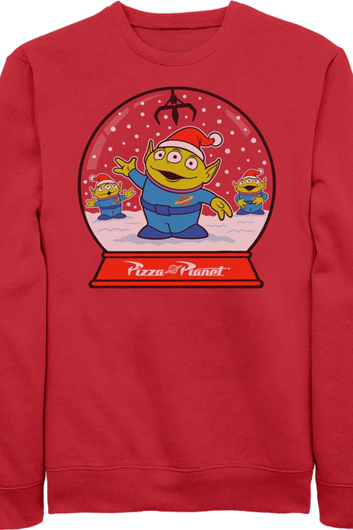 Pizza Planet Snow Globe Toy Story Sweatshirtmain product image
