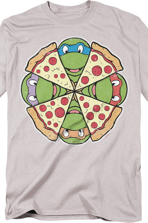 Pizza Slices Teenage Mutant Ninja Turtles T-Shirtmain product image