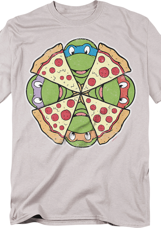 Pizza Slices Teenage Mutant Ninja Turtles T-Shirt - main product image