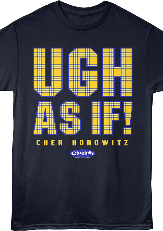 Plaid Ugh As If Clueless T-Shirt - main product image