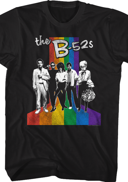 Planet Claire Rainbow B-52s T-Shirt - main product image