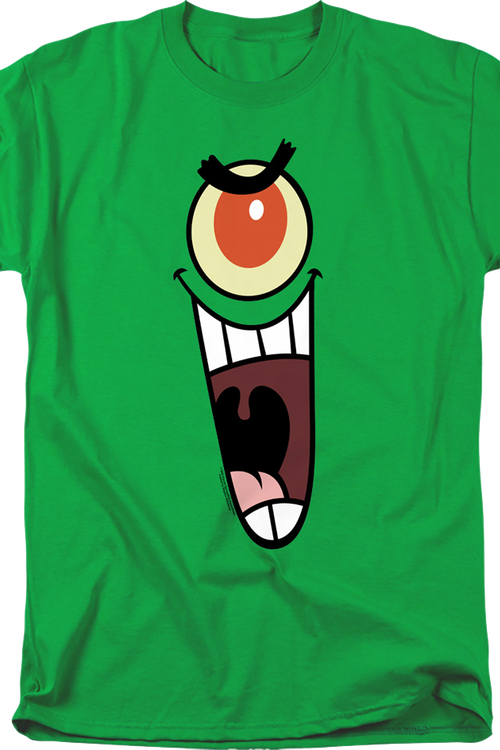 Plankton Face SpongeBob SquarePants T-Shirtmain product image