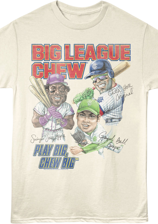 Play Big Chew Big Autographs Big League Chew T-Shirt - main product image