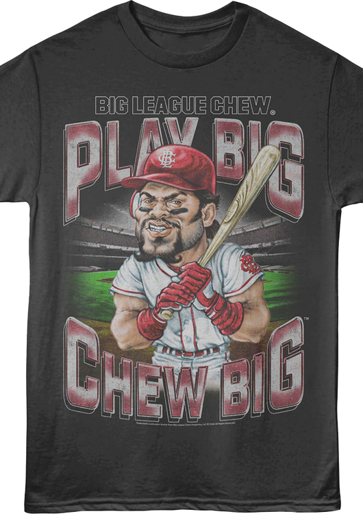 Play Big Chew Big Batter Pose Big League Chew T-Shirt - main product image