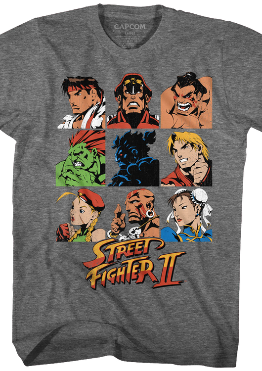 Player Select Street Fighter II T-Shirt - main product image