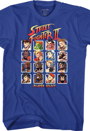 Player Select Street Fighter T-Shirt