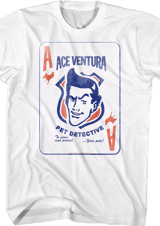 Playing Card Ace Ventura T-Shirt - main product image