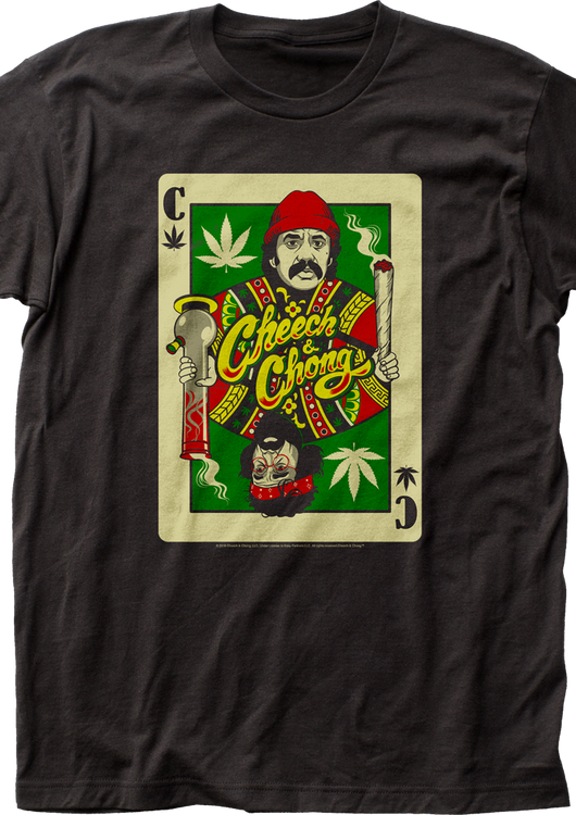 Playing Card Cheech and Chong T-Shirt - main product image