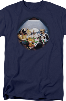 Playing Poker Garfield T-Shirt