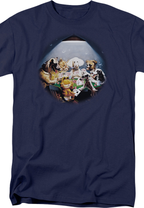 Playing Poker Garfield T-Shirt