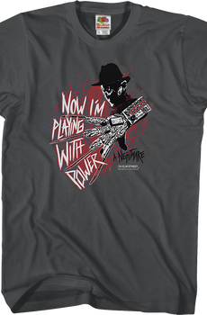 Playing With Power Nightmare On Elm Street T-Shirt