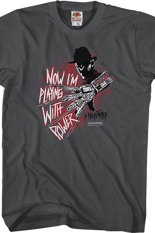 Playing With Power Nightmare On Elm Street T-Shirtmain product image