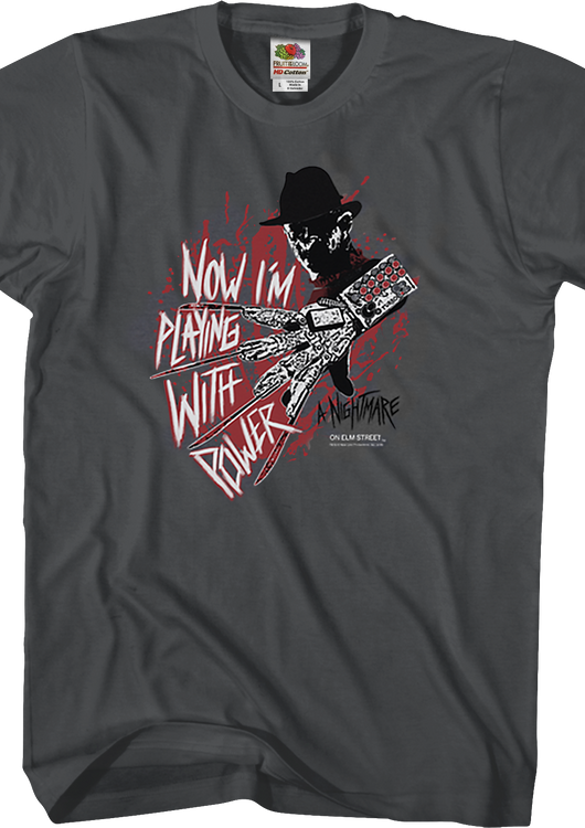 Playing With Power Nightmare On Elm Street T-Shirt - main product image
