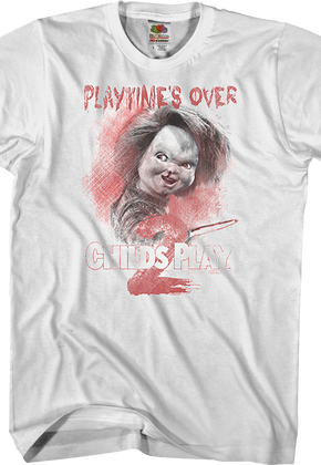 Playtime's Over Child's Play 2 T-Shirt