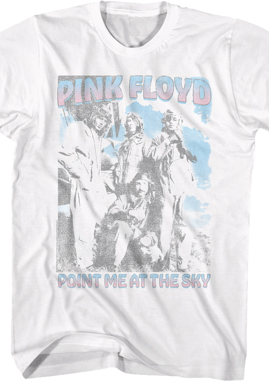Vintage Point Me at the Sky Pink Floyd T-Shirt - main product image